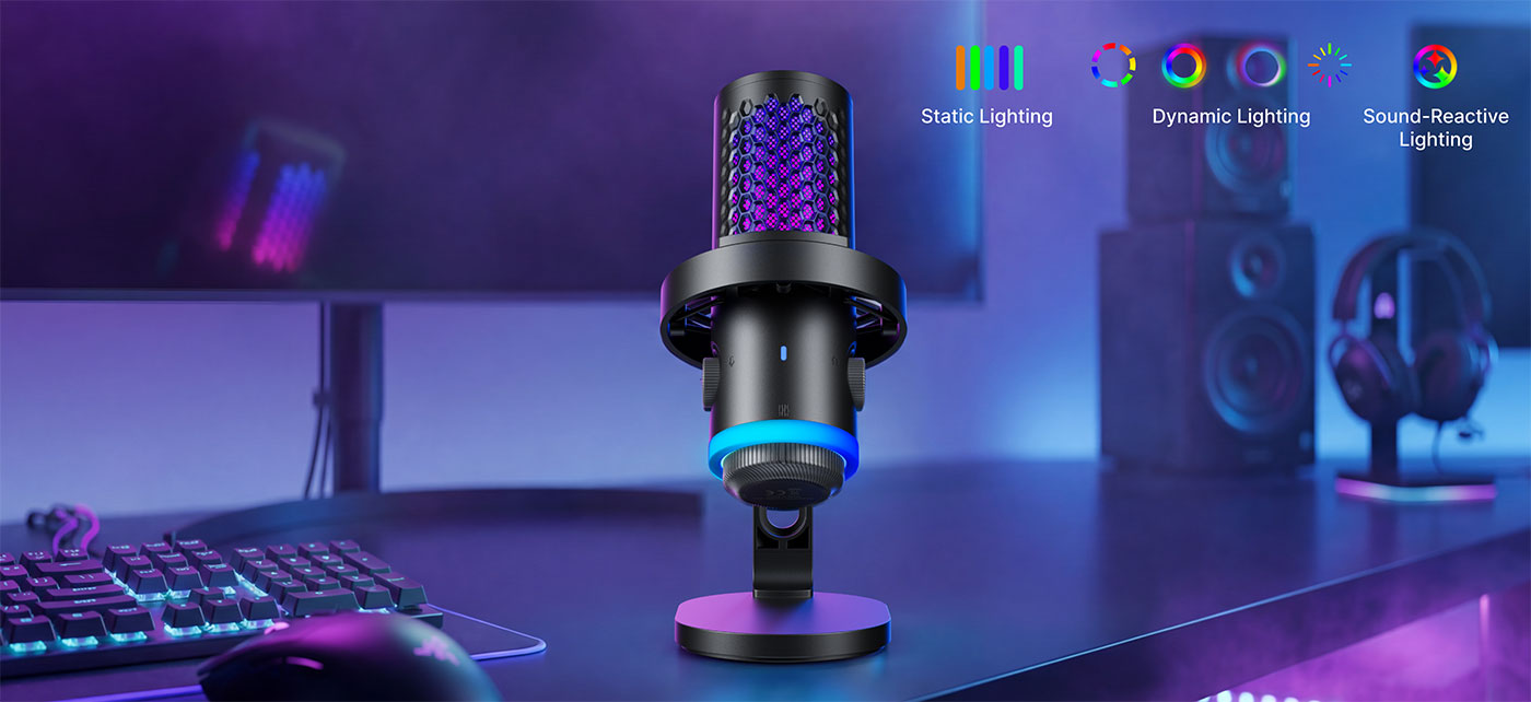 Ignite Your Stream with RGB Lighting Display